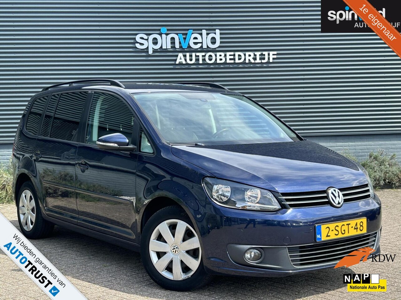 Volkswagen Touran - 1.4 TSI Comfortline BJ'13 NAP NL 1ste eig Dealer ond. NAVI CLIMATE - AutoWereld.nl