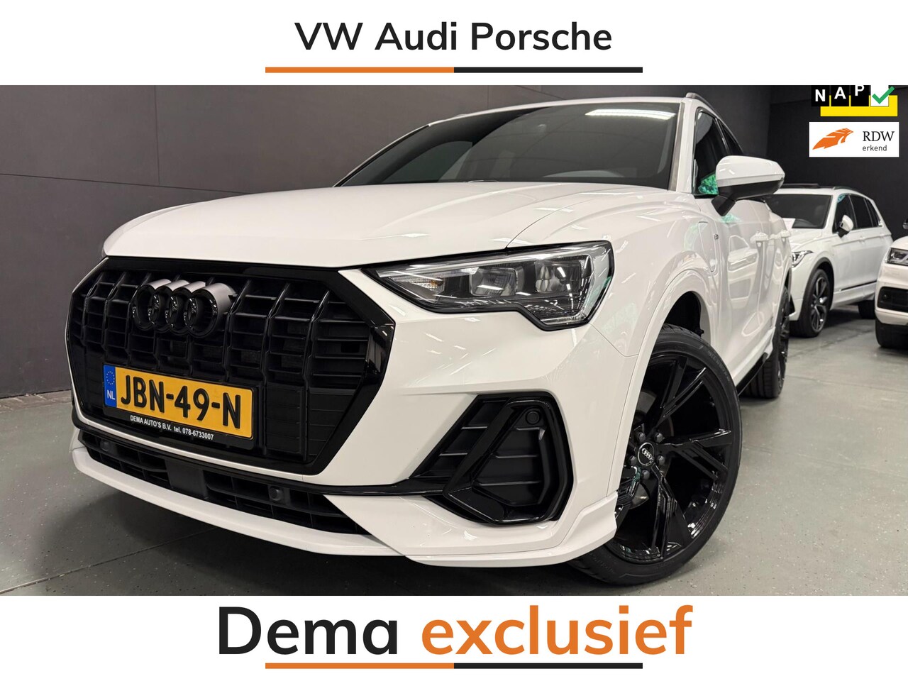 Audi Q3 - 45 TFSI e S edition S-LINE BLACK-LINE 20'' NAVI/V-COCKPIT/DAB/ECC/PDC/CRUISE/// - AutoWereld.nl