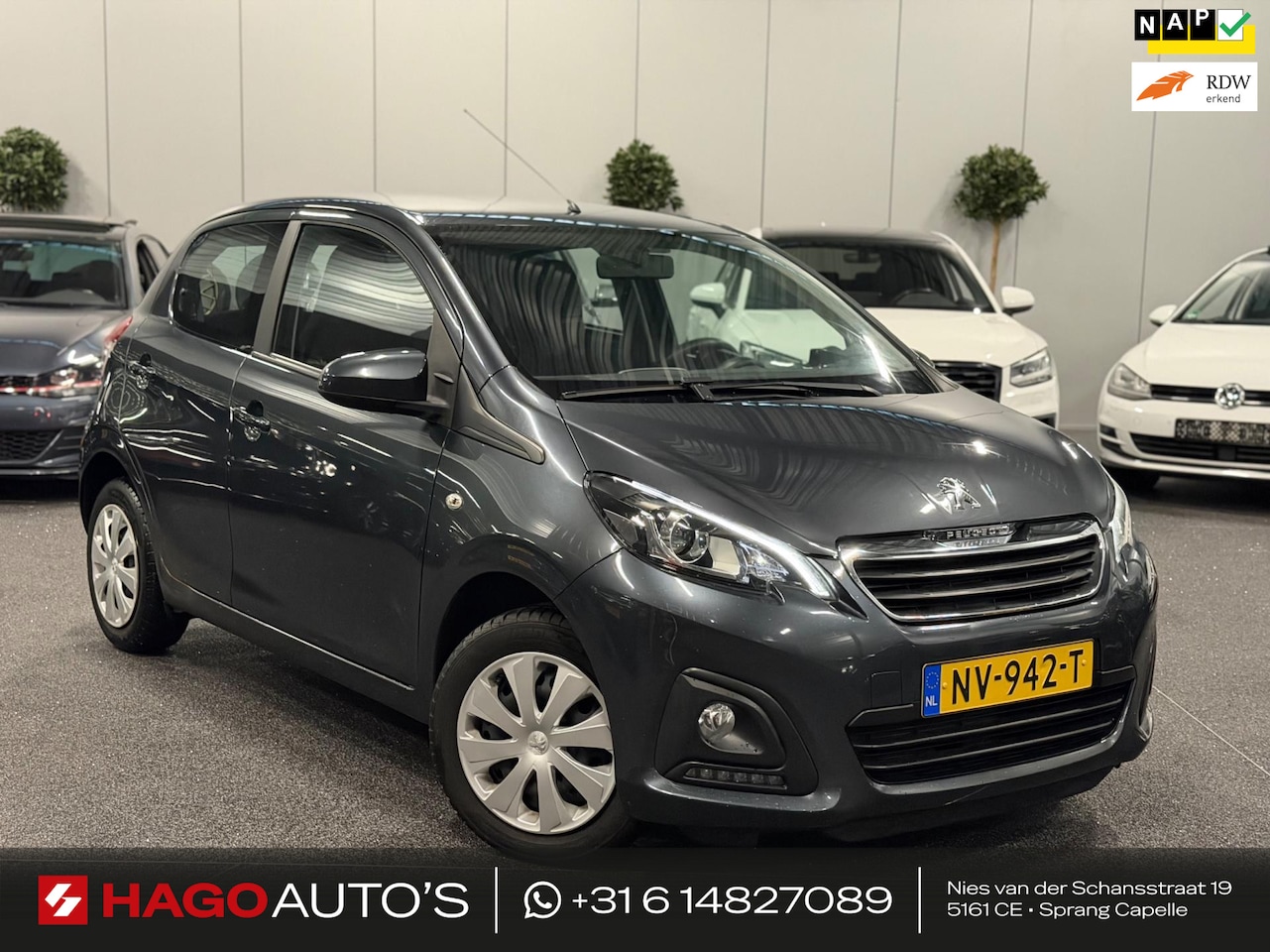 Peugeot 108 - 1.0 e-VTi Blue Lion AIRCO/LED/ELEK-RAMEN/MULTIMEDIA/NAP - AutoWereld.nl
