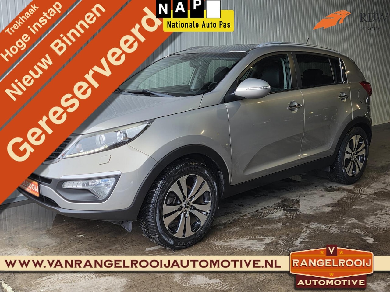 Kia Sportage - 2.0 X-clusive 2.0 X-clusive, trekh. (1900kg.), xenon, leer, stoelverw. - AutoWereld.nl
