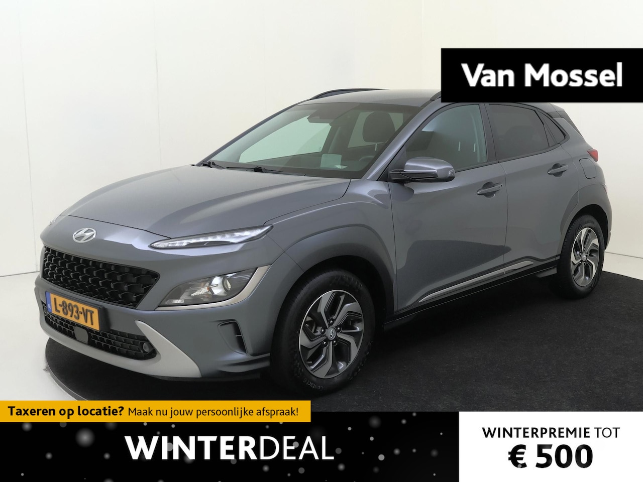 Hyundai Kona - 1.6 GDI HEV Fashion | Automaat | Head-up display | Navigatie - AutoWereld.nl