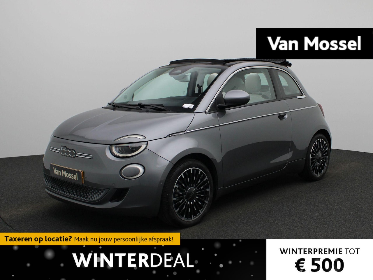 Fiat 500 C - 500e La Prima 118Pk 42 kWh | Cabrio | Android & Apple Carplay | Climate & Cruise Control | - AutoWereld.nl