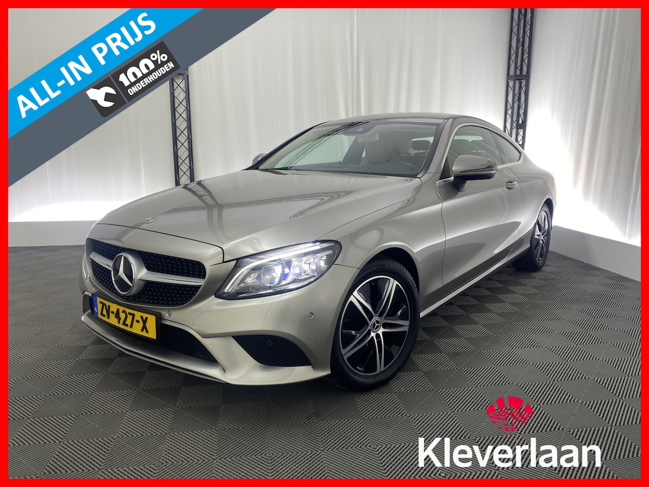 Mercedes-Benz C-klasse Coupé - 200 Premium Pack Automaat | Apple Carplay | Navi | Leder | Elek. Stoelen | - AutoWereld.nl