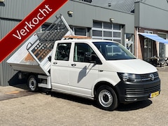 Volkswagen Transporter - 2.0 TDI DC 3-zijdenkipper Pick-up Airco Trekhaak 2200 kg trekgewicht Telefoonverbinding 1e