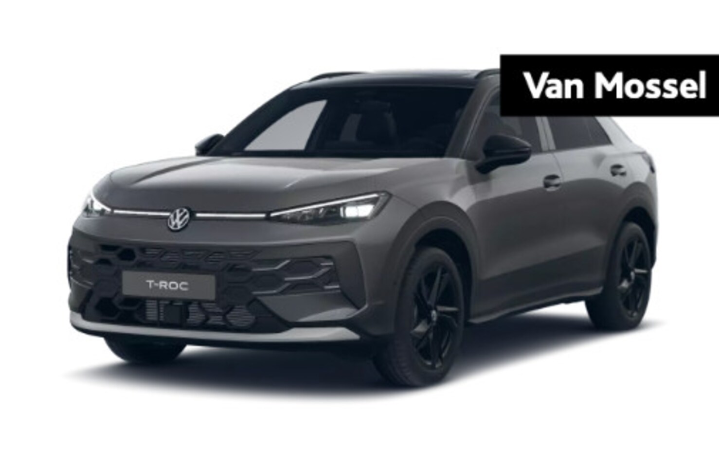 Volkswagen T-Roc - 1.5 eTsi Style First Edition 116 PK Automaat | Panoramaschuif-kanteldak | Black style | Na - AutoWereld.nl