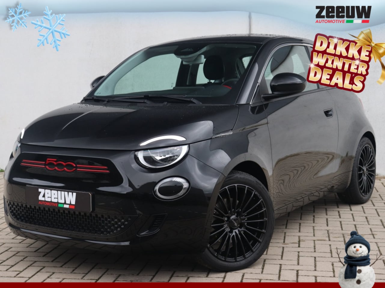 Fiat 500e - Red by Red | 16" | Carplay | Clima - AutoWereld.nl