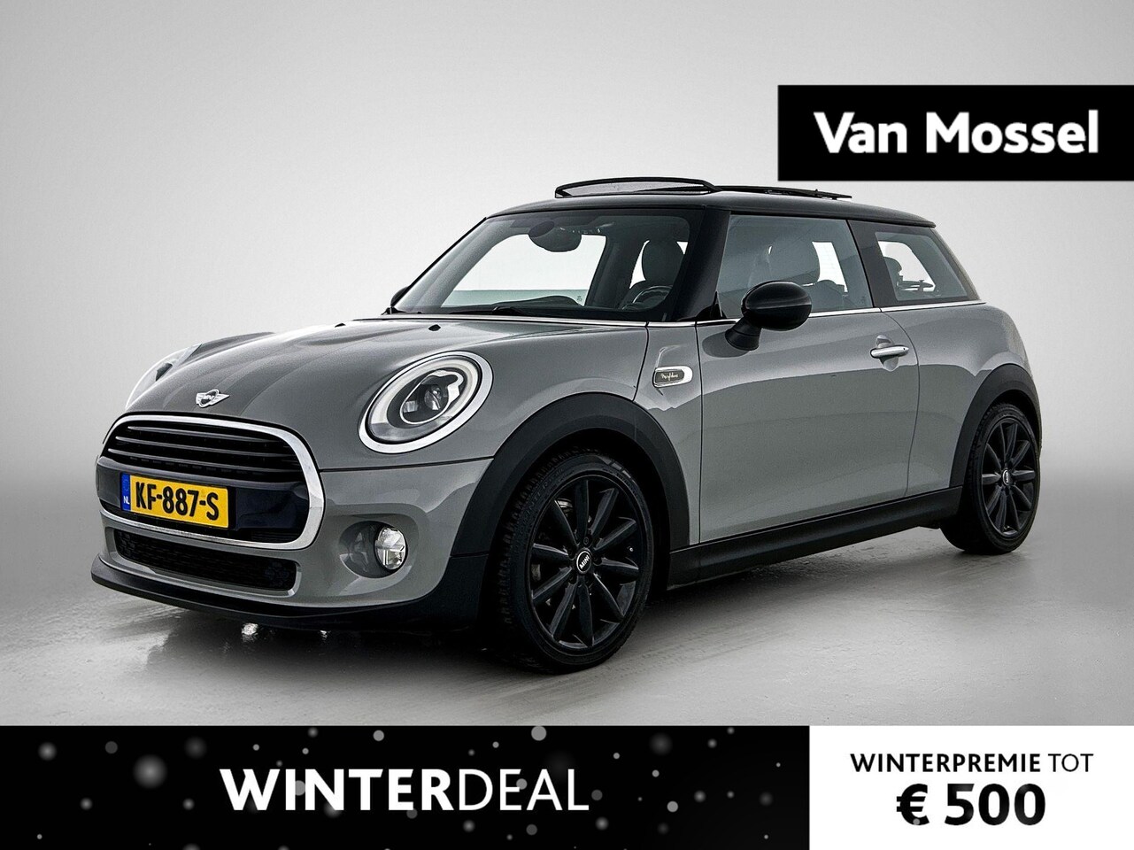 MINI Cooper - Mini 1.5 Marylebone | Panorama dak | Climate control | Bluetooth | Leder | Parkeer sensore - AutoWereld.nl