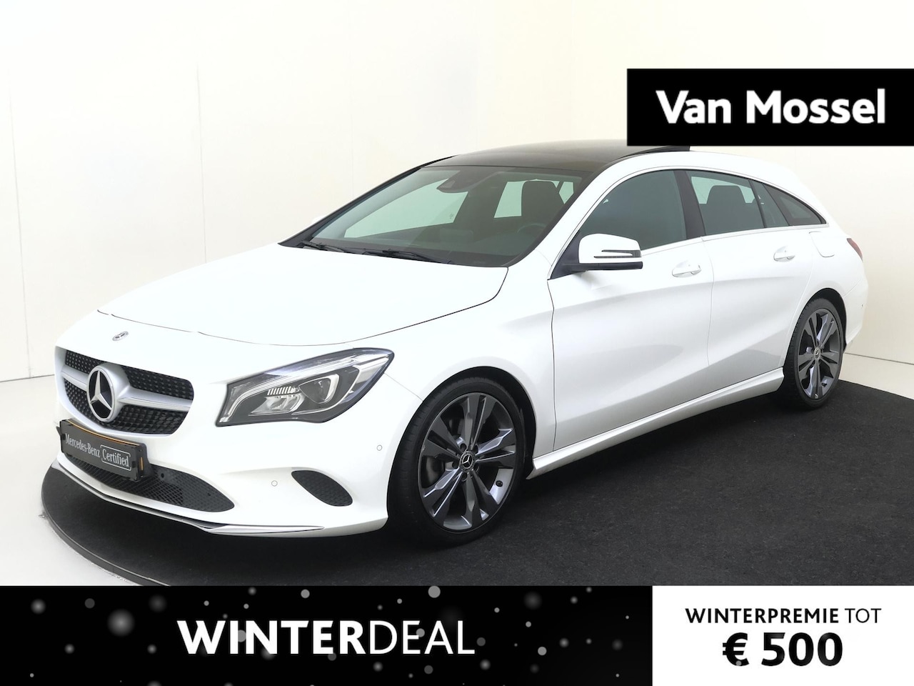Mercedes-Benz CLA-klasse Shooting Brake - 180 Business Solution AMG AUTOMAAT | PANORAMADAK | LMV | SPORTSTOELEN | NAVIGATIE | PDC | - AutoWereld.nl