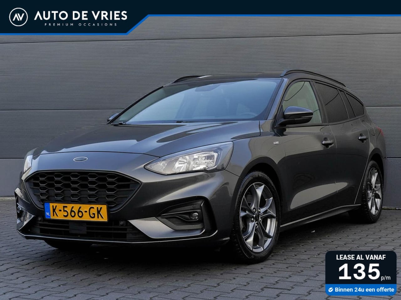 Ford Focus Wagon - 1.0 EcoBoost Hybrid 125pk ST Line | Carplay | Winterpakket | Privacy glass - AutoWereld.nl