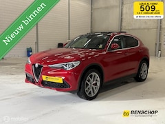 Alfa Romeo Stelvio - 2.0 T AWD First Edition Alfa Rosso Panodak Leer Navi Memory 20 inch