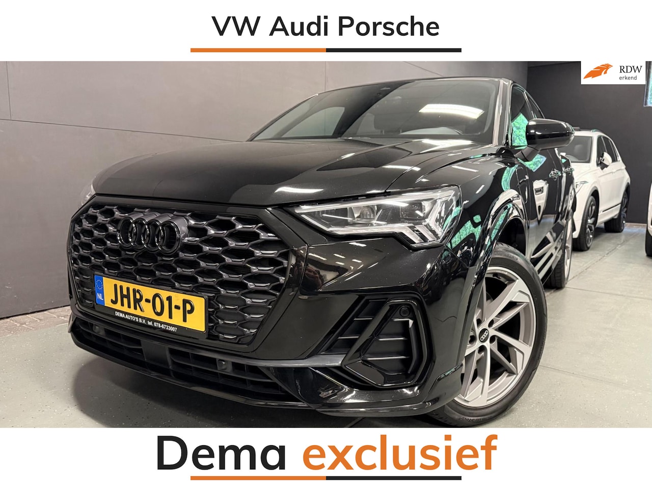 Audi Q3 Sportback - 45 TFSI e 2X S-LINE BLACK-LINE 19'' V-COCKPIT/NAVI/DAB/LED/ECC/PDC/CRUISE/KEYLESS/// - AutoWereld.nl
