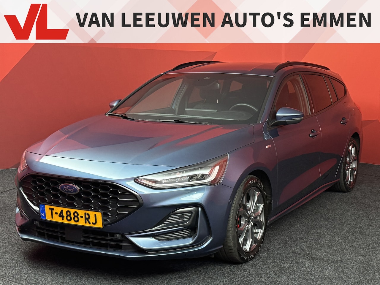 Ford Focus Wagon - 1.0 EcoBoost Hybrid ST Line X | Cruise control | Verwarmde voorruit | Voorstoelen verwarmd - AutoWereld.nl