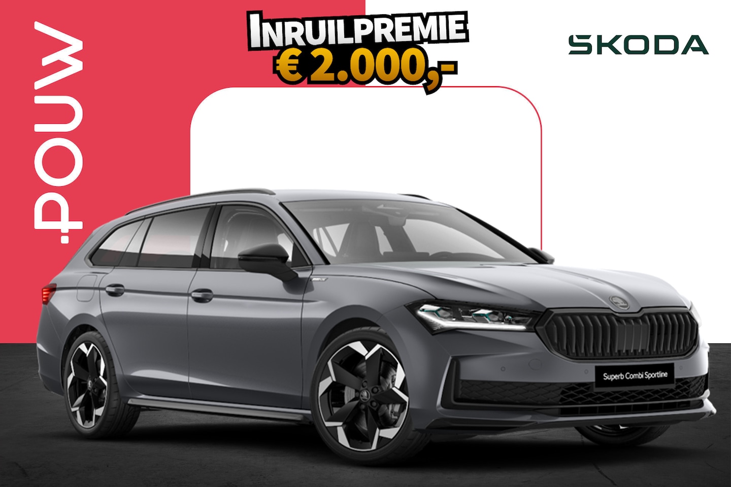 Skoda Superb Combi - 1.5 TSI 150pk PHEV Sportline Business | Winter Pakket | 19" Velgen - AutoWereld.nl