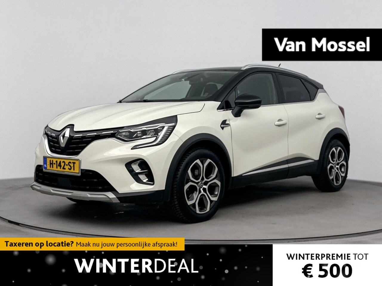 Renault Captur - 1.3 TCe Intens 130PK | Trekhaak | Navigatie | Achteruitrijcamera | Lederen Bekleding | App - AutoWereld.nl