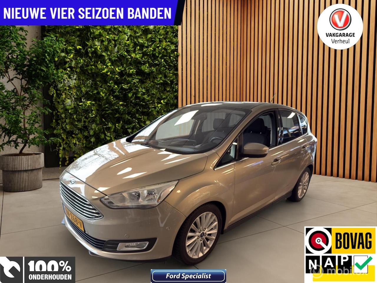 Ford C-Max - 1.0 Titanium|125Pk|Apple|Boekjes|Panodak|Nap - AutoWereld.nl