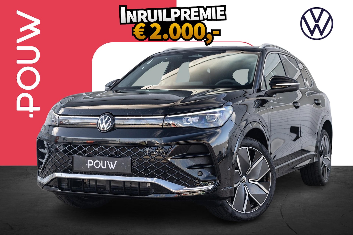 Volkswagen Tiguan - 1.5 eHybrid 204pk R-Line Edition | 20" Velgen | Panoramadak - AutoWereld.nl