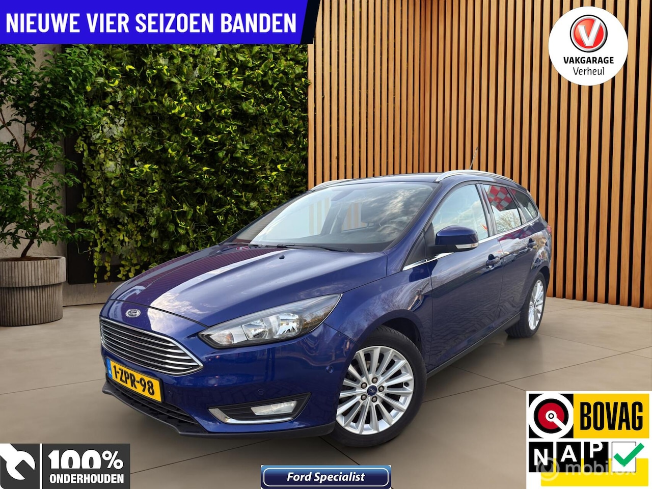 Ford Focus Wagon - 1.0 Titanium Edition|125Pk|Trekhaak|Navi - AutoWereld.nl
