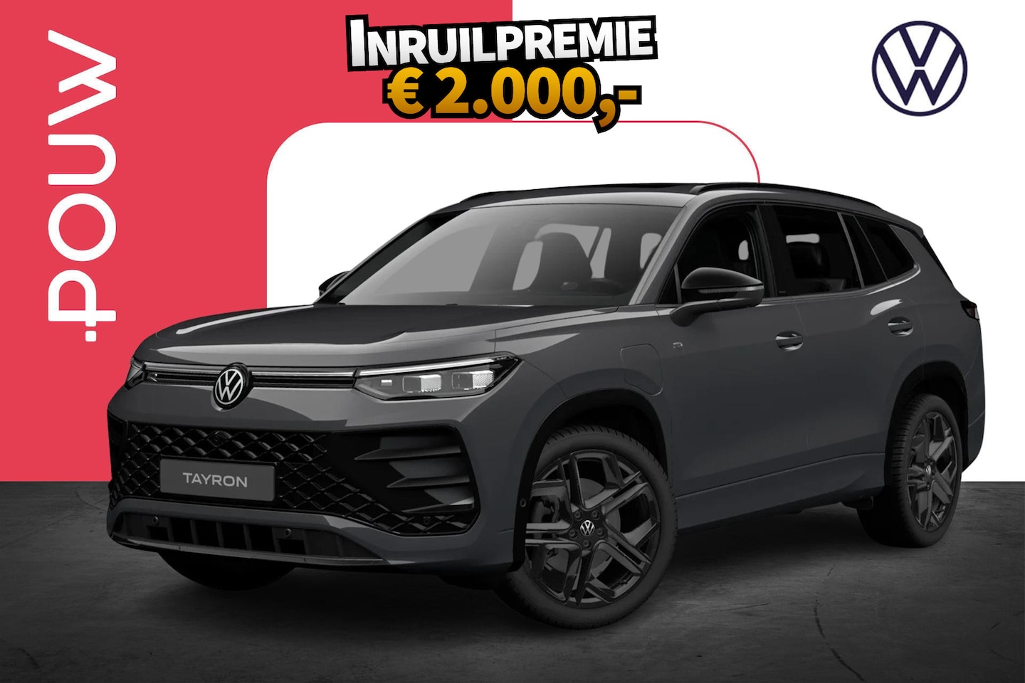 Volkswagen Tayron - 1.5 eHybrid 204pk R-Line Edition | Black Style | 20" Velgen - AutoWereld.nl