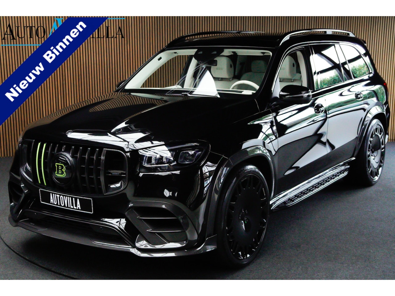 Mercedes-Benz GLS - BRABUS 800 4MATIC HUD Massage Full-Carbon Panodak Leer Distronic Standkachel Keyless 360 C - AutoWereld.nl
