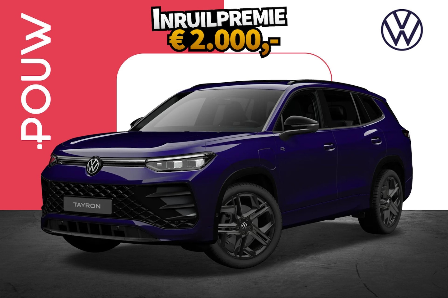 Volkswagen Tayron - 1.5 eHybrid 204pk DSG R-Line Edition | LMV 20'' | Panoramadak | Trekhaak - AutoWereld.nl