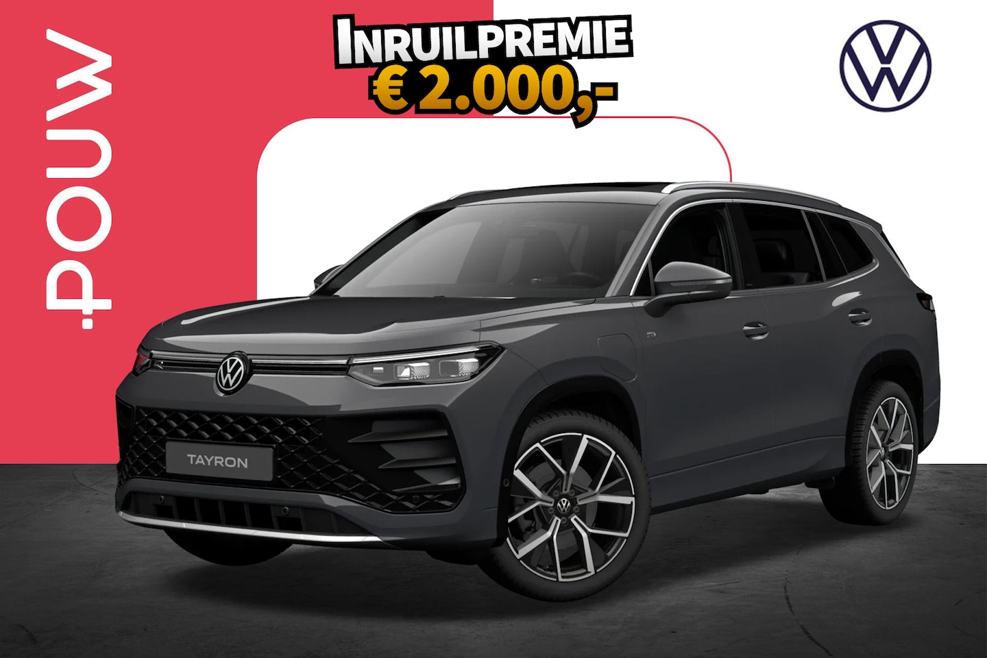 Volkswagen Tayron - 1.5 eHybrid 204pk R-Line Edition | Panoramadak | 20" Velgen - AutoWereld.nl