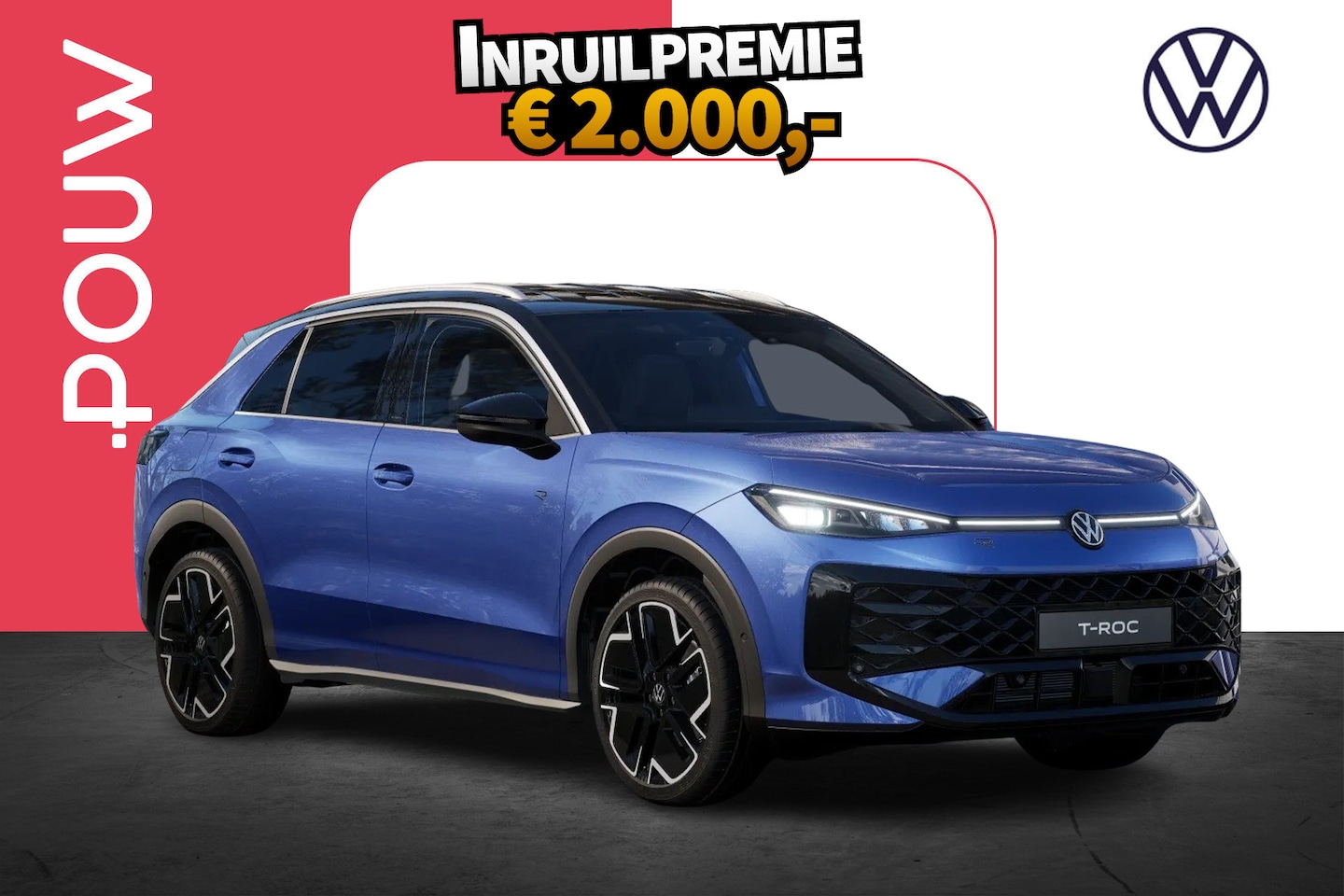 Volkswagen T-Roc - 1.5 eTsi 150pk R-Line First Edition | Lichtpakket | 19" Velgen - AutoWereld.nl