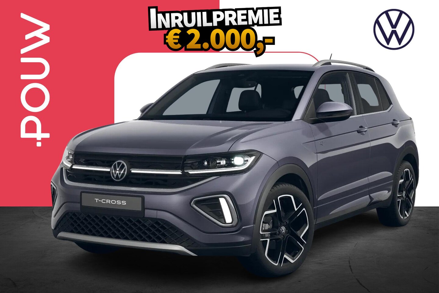 Volkswagen T-Cross - 1.0 TSI 115pk DSG R-Line Edition | Trekhaak - AutoWereld.nl