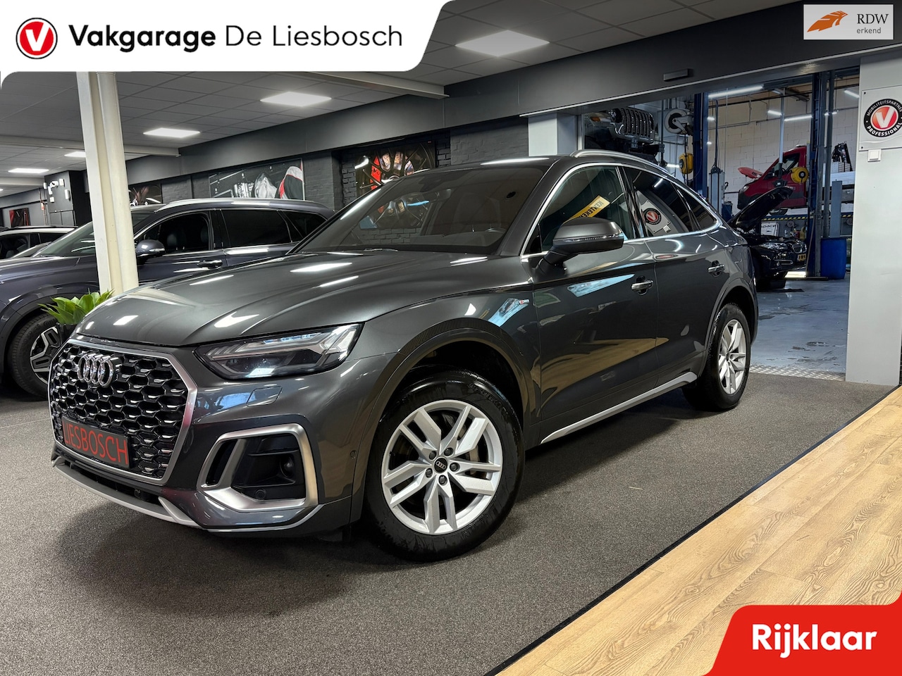Audi Q5 Sportback - 55 TFSI e S edition / stuurverwarming / panoramadak / 360 camera / carplay - AutoWereld.nl