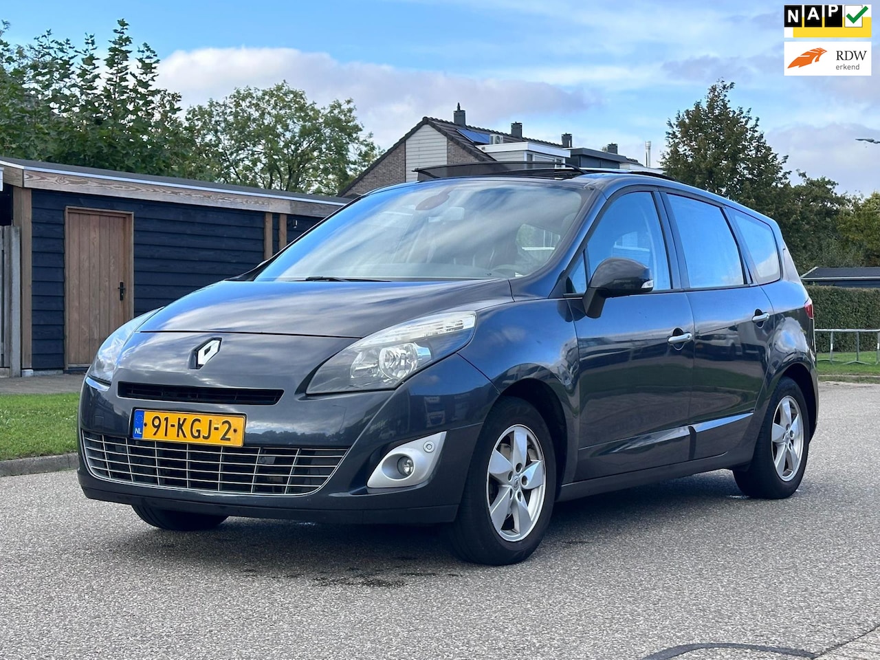 Renault Grand Scénic - 2.0 Dynamique 7p. Automaat*Elektrische schuifdak*Navigatie*Cruise*Clima*NAP*Trekhaak*LM ve - AutoWereld.nl
