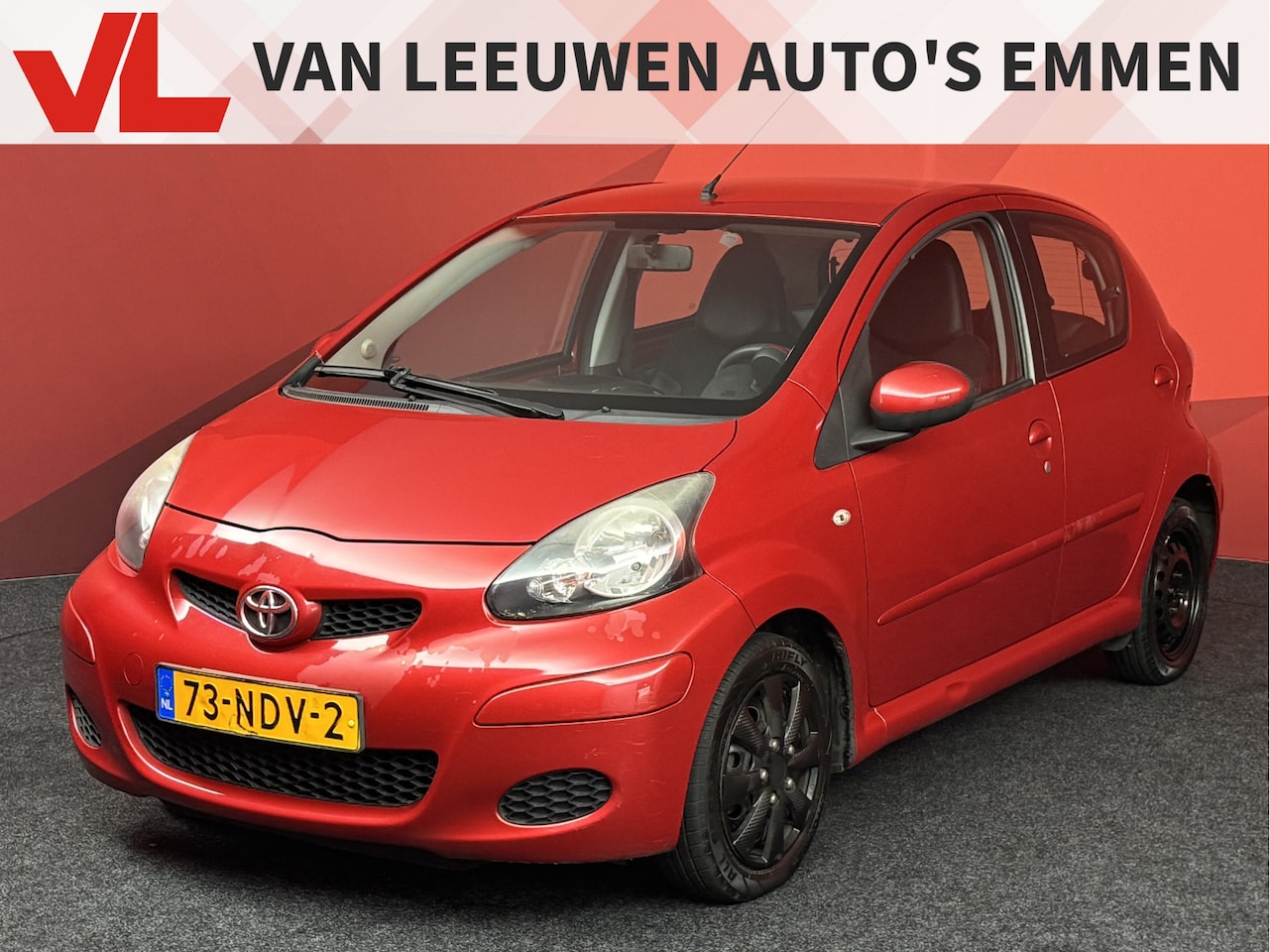 Toyota Aygo - 1.0-12V Aspiration Red | Nieuw Binnen! | Automaat | Airco | Elektrische ramen - AutoWereld.nl