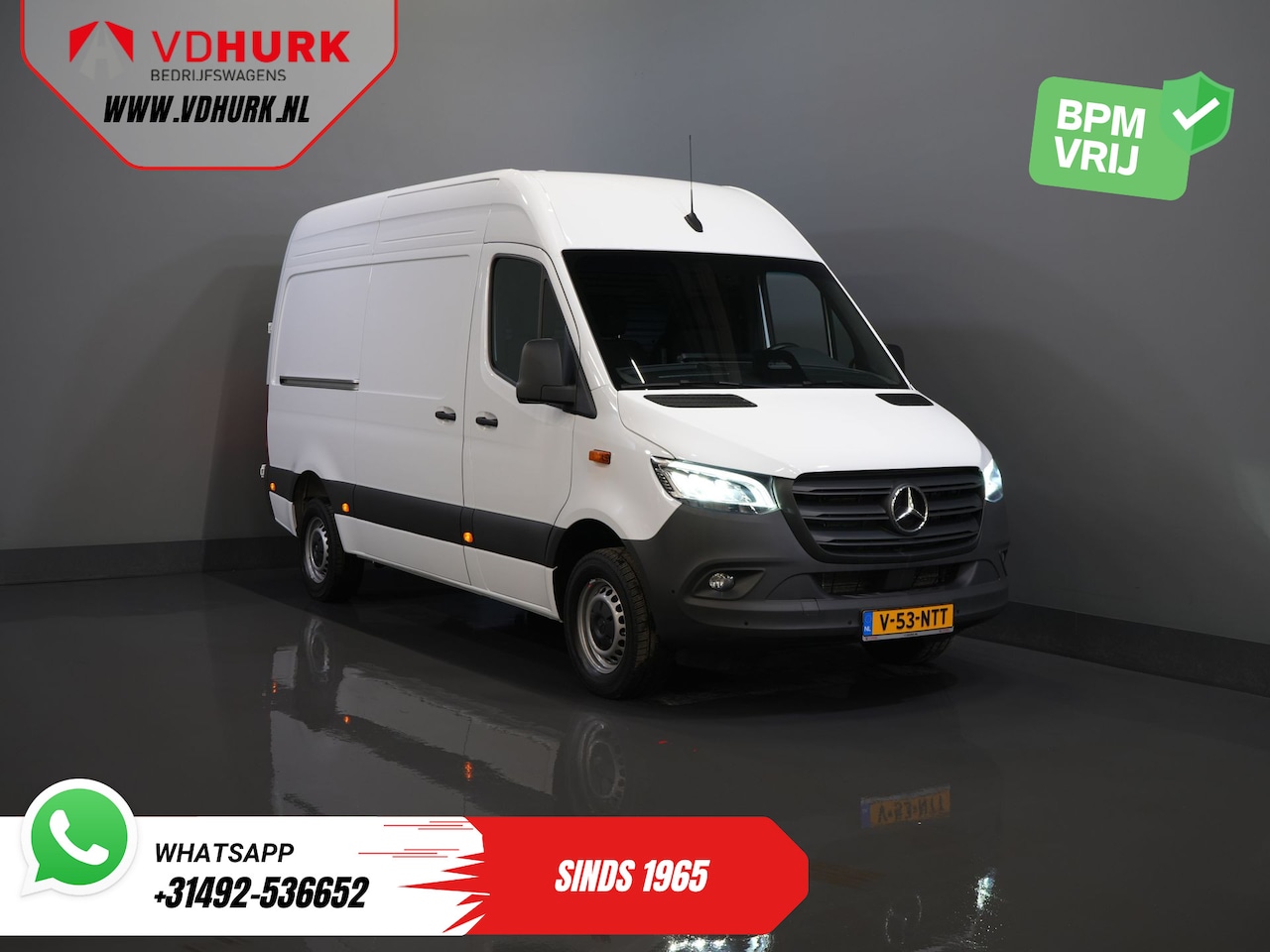 Mercedes-Benz Sprinter - 317 CDI Aut. L2H2 LED/ Gev.Stoel/ 270 Gr.Deuren/ Stoelverw./ Navi/ Camera/ PDC/ Cruise/ Ai - AutoWereld.nl