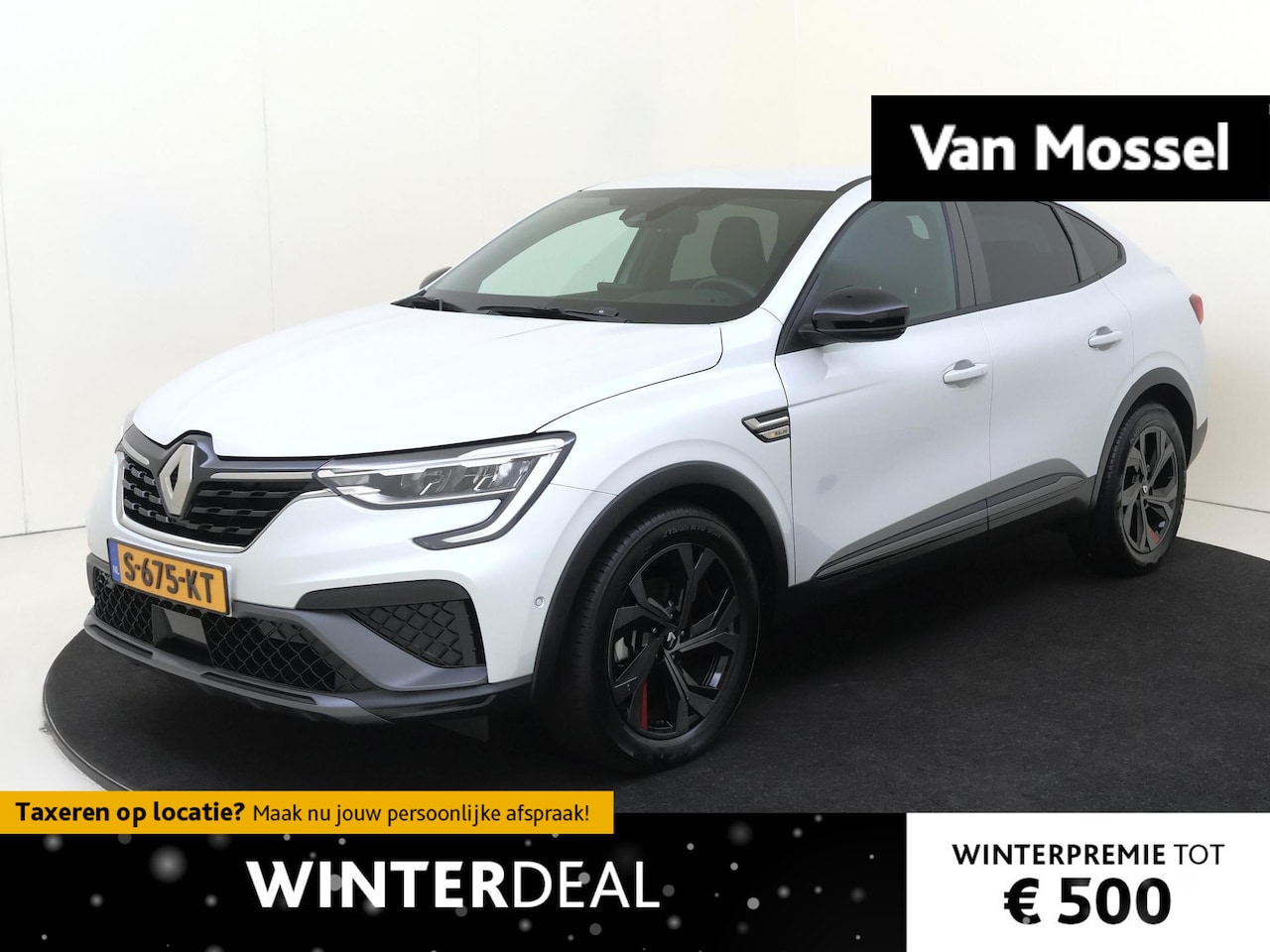 Renault Arkana - 1.6 E-Tech hybrid 145 RS Line | parelmoer lak | Lederen bekleding | LM velgen - AutoWereld.nl
