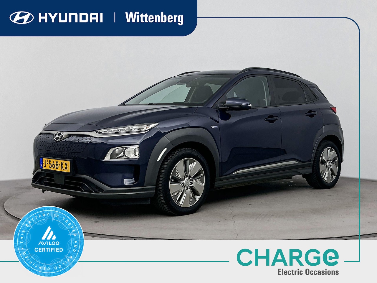 Hyundai Kona Electric - EV Fashion 64 kWh | SOH 95.7% | Adaptive Cruise | Camera | Clima | Warmtepomp | Android au - AutoWereld.nl