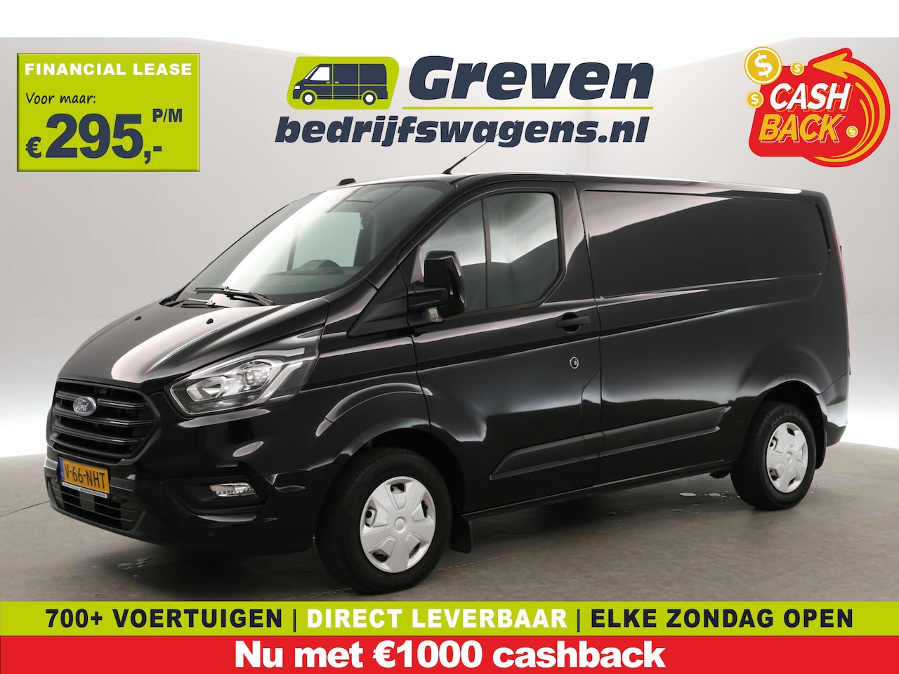 Ford Transit Custom - 300 2.0 TDCI L1H1 | Airco | Cruise | 3-Zits | Trekhaak | Parkeersens. - AutoWereld.nl