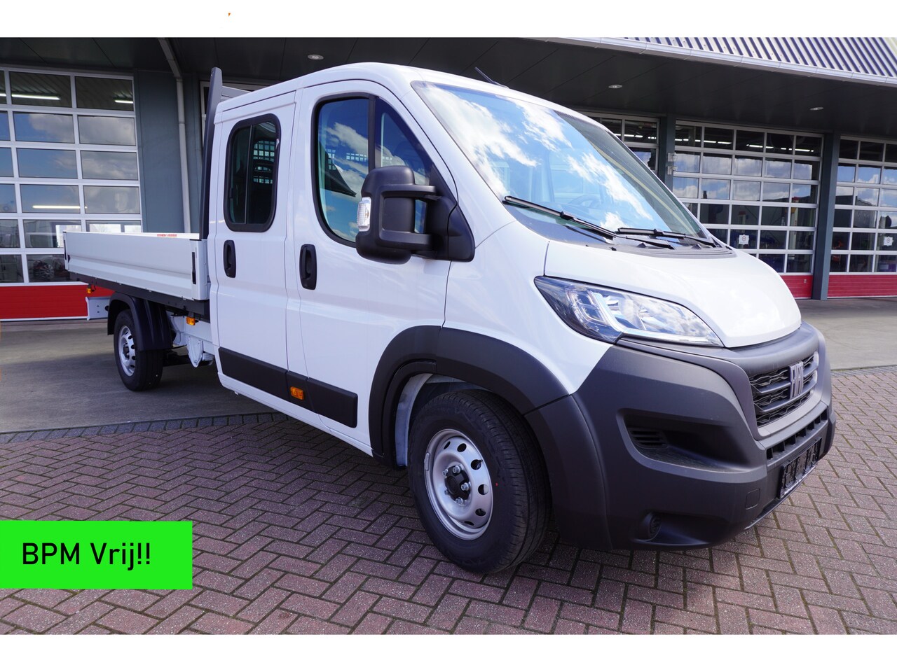 Fiat Ducato - 35H 2.2 MultiJet 140pk L4H1 Dubbelcabine Pick-up Nr. V008 | Airco  | versterkte achteras | - AutoWereld.nl
