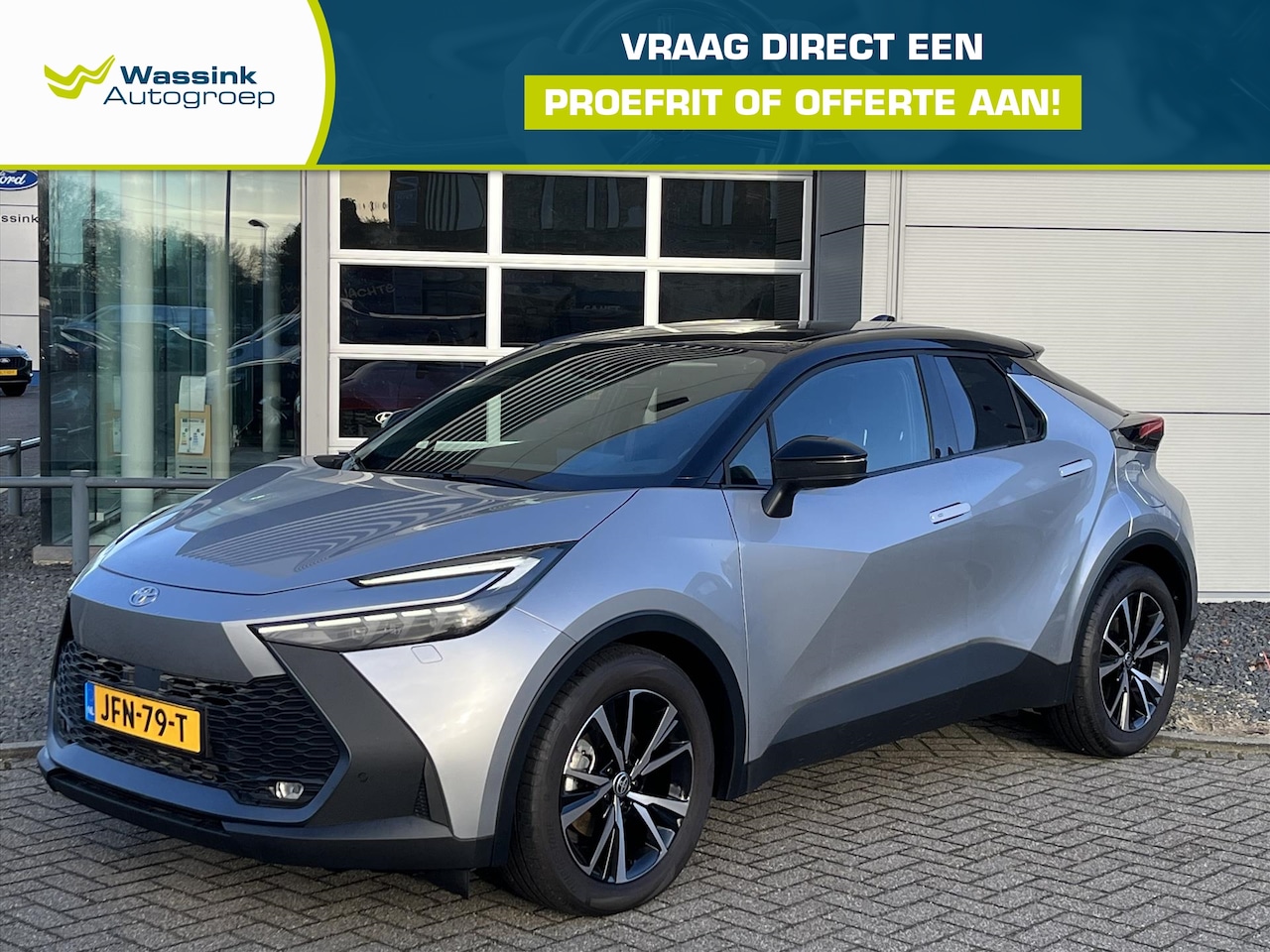 Toyota C-HR - 1.8 Hybrid 140pk CVT Automaat Business Plus Groot Navigatie | Camera | Dodehoek Detectie | - AutoWereld.nl