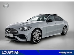 Mercedes-Benz C-klasse - 300 e Business Solution AMG | Trekhaak | Nightpakket | Middenconsole metaalstructuur | Com