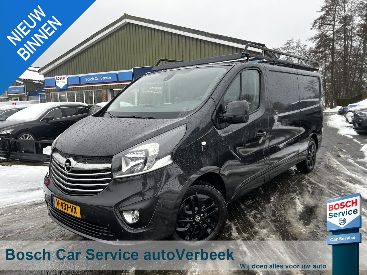 Opel Vivaro - 1.6CDTi 146pk L2H1 Sport EcoFlex | 17” LMV zwart | Imperiaal | Trekhaak | Leer | Stoelverw - AutoWereld.nl
