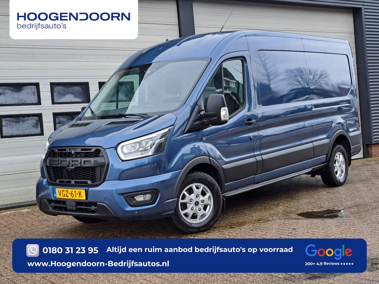 Ford Transit - 350 2.0 TDCI 185pk Automaat Euro 6 L3H2 Limited - Rijplaat - AutoWereld.nl