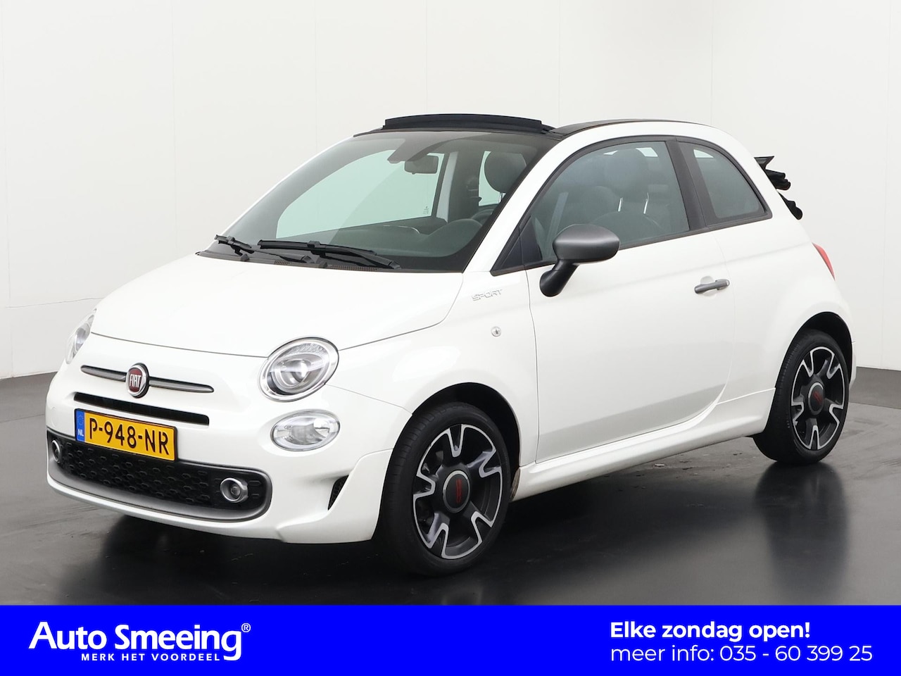 Fiat 500 C - 1.0 Hybrid Sport | Parkeersensor | 12 mnd Garantie | Zondag Open! - AutoWereld.nl