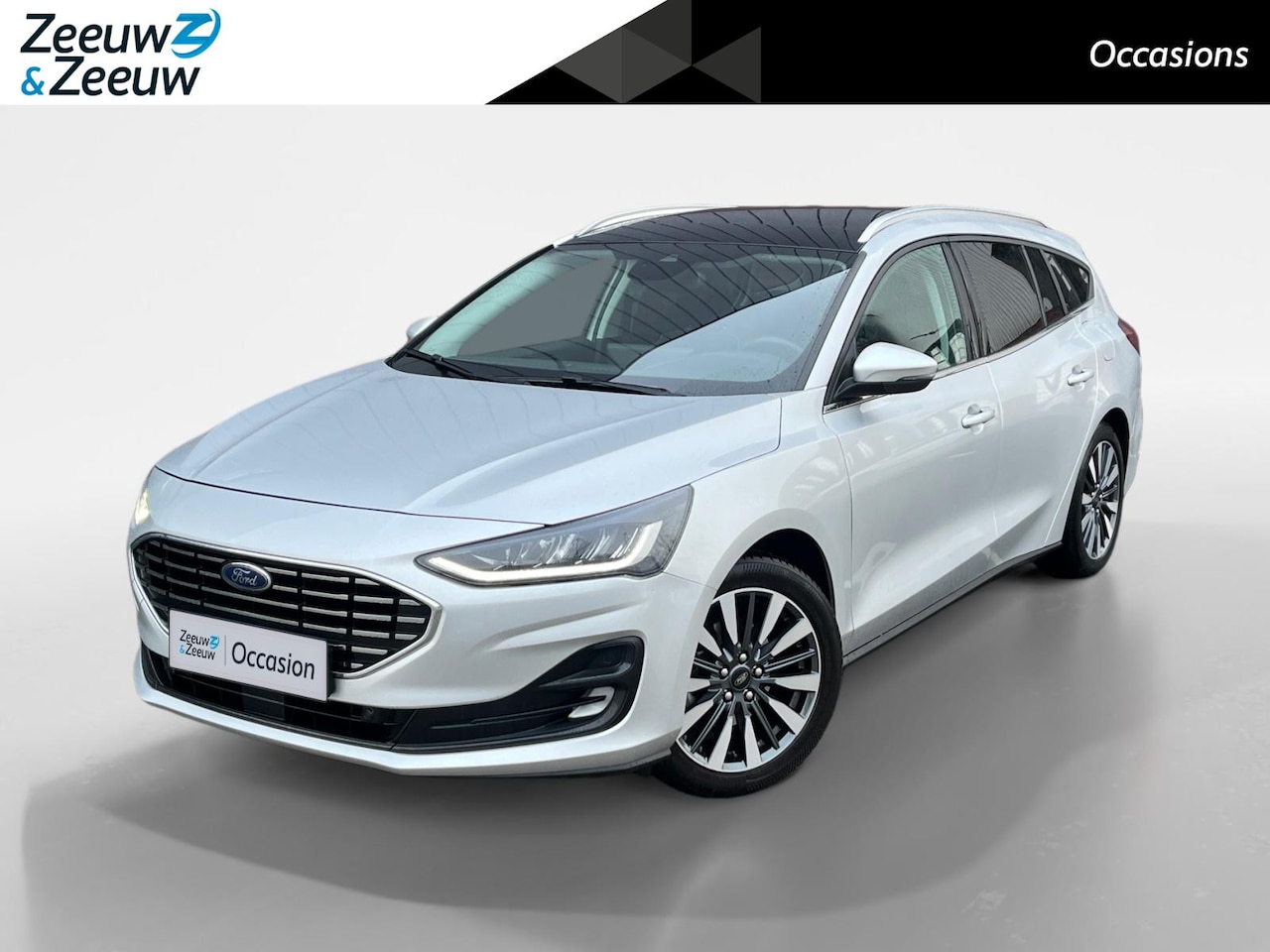 Ford Focus Wagon - 1.0 EcoBoost Hybrid Titanium X 155PK Automaat | Panoramadak | Adaptieve Cruise Control | W - AutoWereld.nl