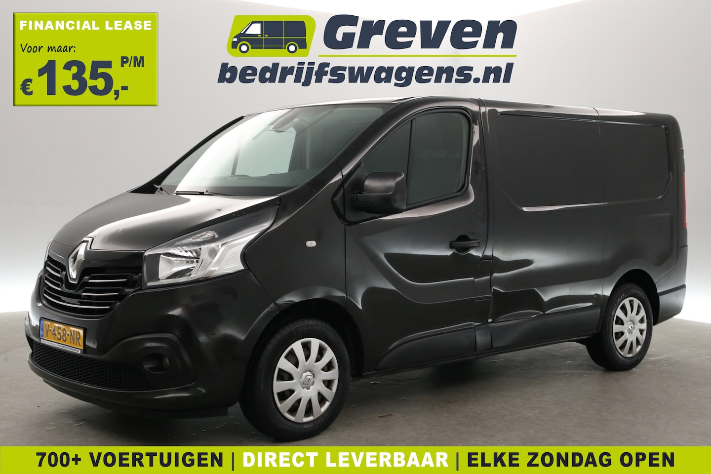 Renault Trafic - 1.6 dCi T27 L1H1 | MARGE | Airco | Camera | 3-Zits | Trekh. | Navi | Parkeersens. - AutoWereld.nl
