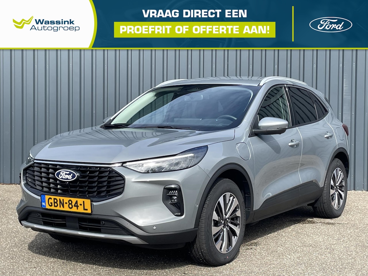 Ford Kuga - 2.5 PHEV 243pk e-CVT Titanium I Stuurverwarming I Stoelverwarming I Adaptive Cruise I Elek - AutoWereld.nl