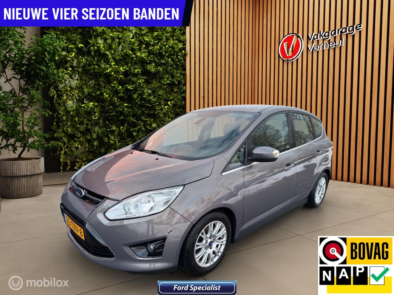 Ford C-Max - 1.6 EcoBoost|Titanium|150Pk|Trekhaak|Nap|Boekjes - AutoWereld.nl