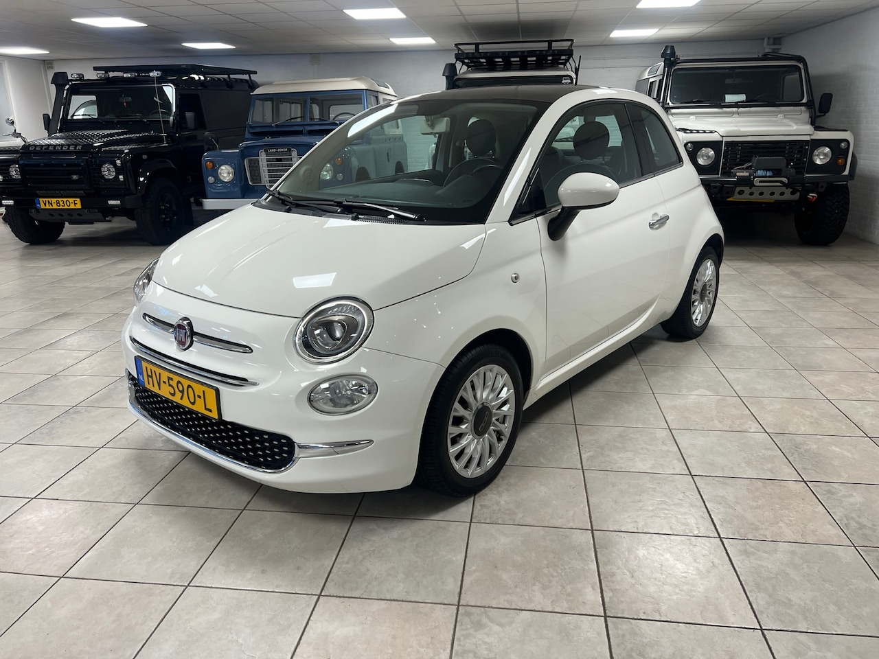 Fiat 500 - 0.9 TwinAir Turbo Lounge Panoramadak, Airco. - AutoWereld.nl