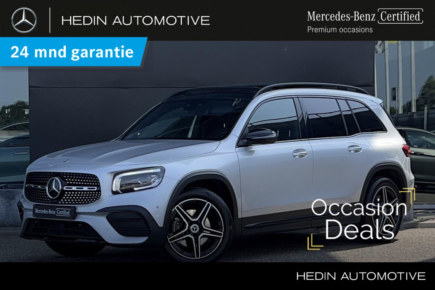 Mercedes-Benz GLB - GLB 180 Automaat AMG Line 7-Persoons | Premium Plus Pakket | Nightpakket | Parkeerpakket m - AutoWereld.nl