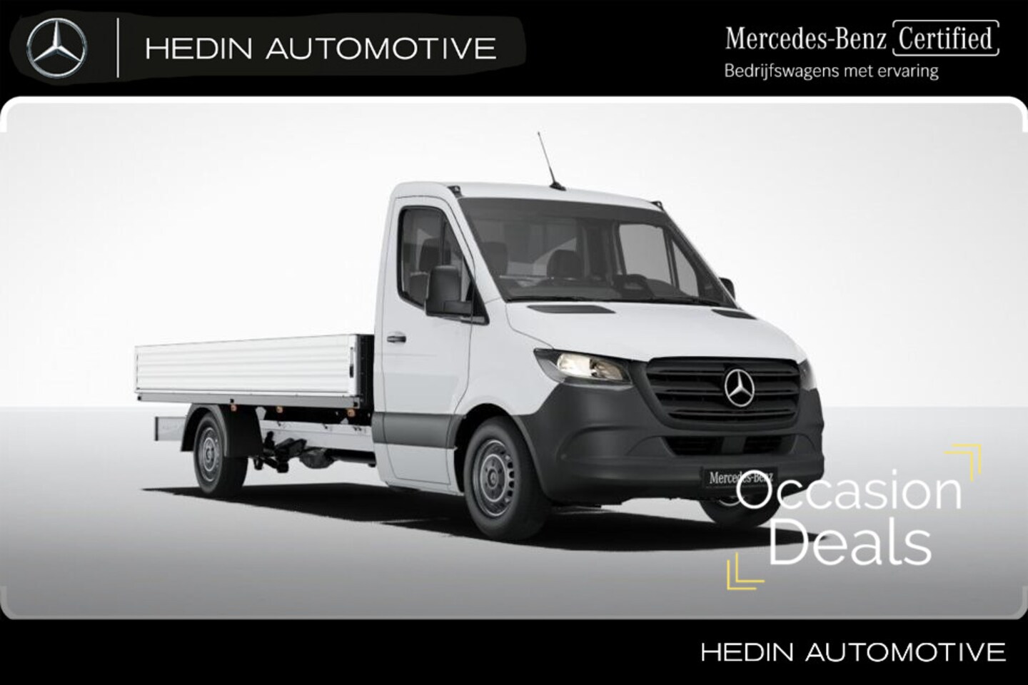 Mercedes-Benz Sprinter - 317 L3 Automaat RWD Pro Open Laadbak | BPM Vrij | Trekhaak | Smartphone Integratie Pakket - AutoWereld.nl