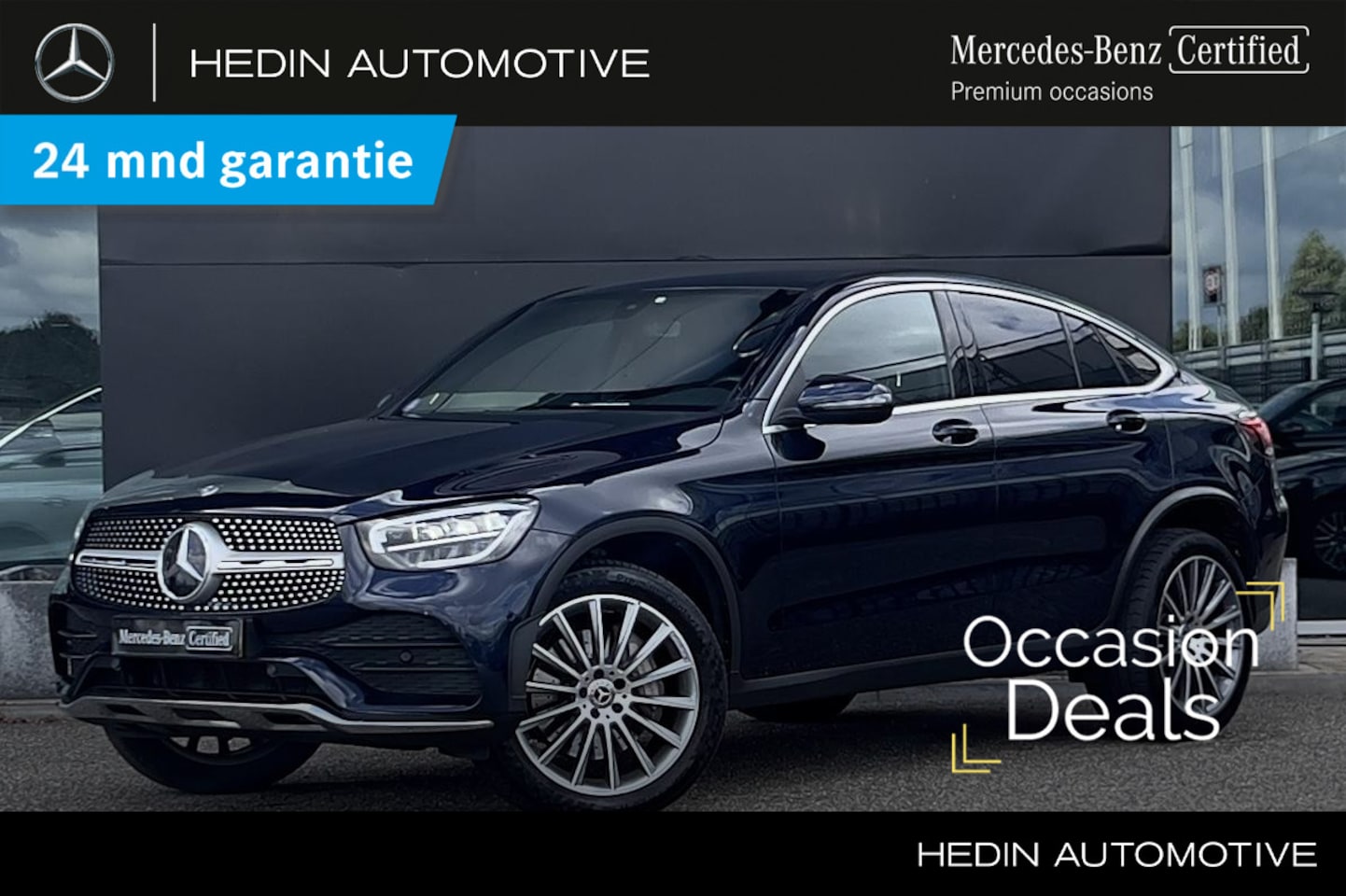 Mercedes-Benz GLC-klasse Coupé - GLC 300e Automaat 4MATIC AMG Line Exterieur | Exclusive Interieur | LED | Parktronic met c - AutoWereld.nl