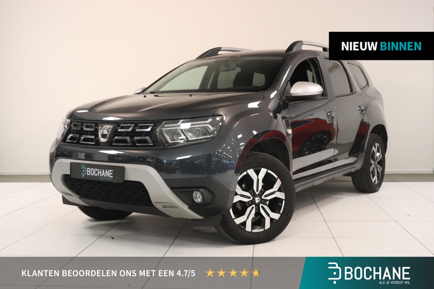 Dacia Duster - TCe 150 Prestige | Rondomzicht Camera | Navigatie | Stoelverwarming | Key-less | Climate c - AutoWereld.nl