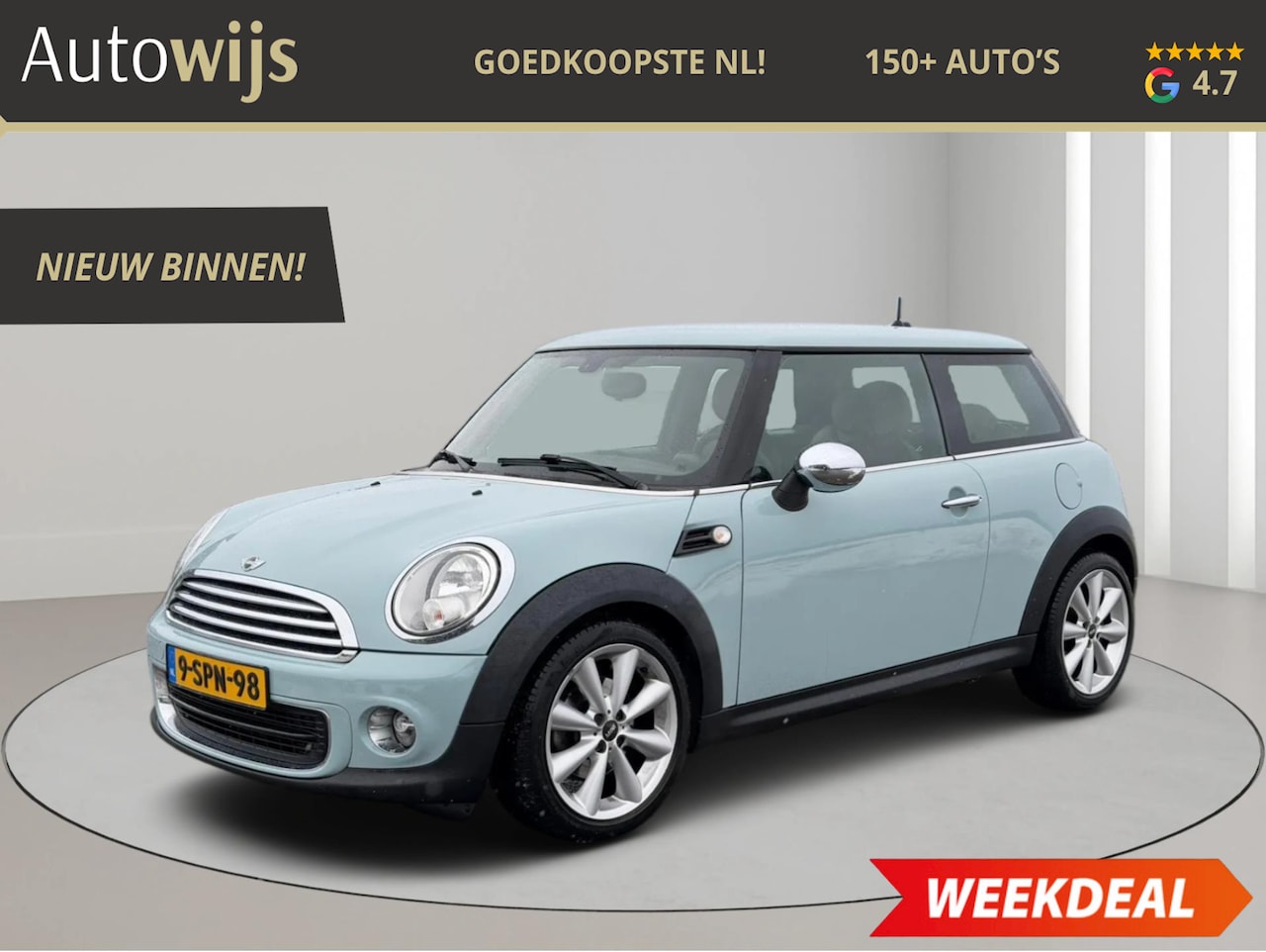 MINI One - Mini 1.6 Holland Street|LEDER|NAVI|NL AUTO|Stoelverw| - AutoWereld.nl